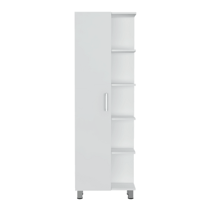 Mueble Esquinero Delhi color Blanco para Baño.
