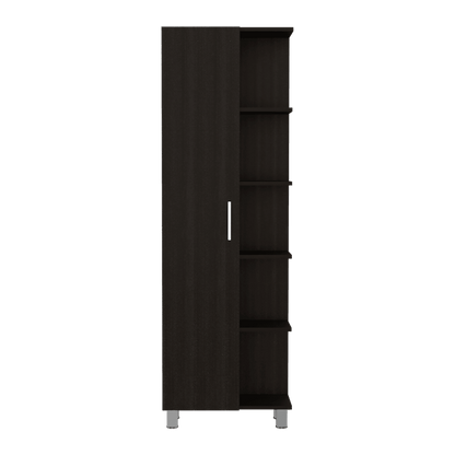 Mueble Esquinero Delhi color Wengue para Baño.