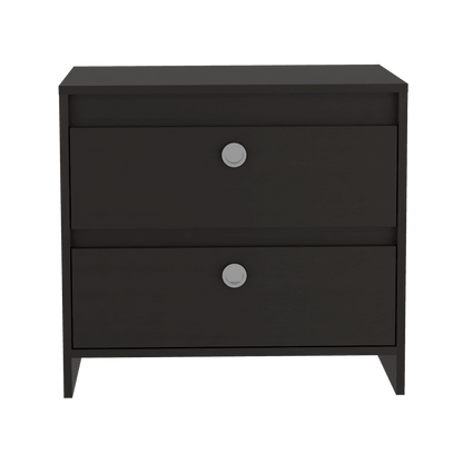 Mesa de Noche Idaly color Wengue para Habitación.