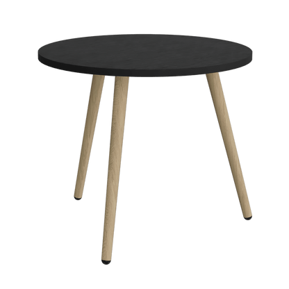 Mesa de Centro, Zohi, Wengue, con Diseño Redondo - VIRTUAL MUEBLES