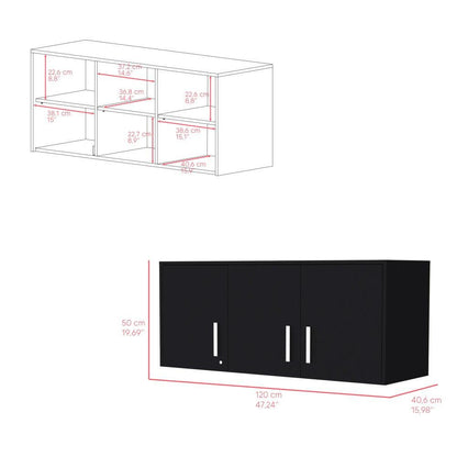 Gabinete 3 Pues Pared  Wengue