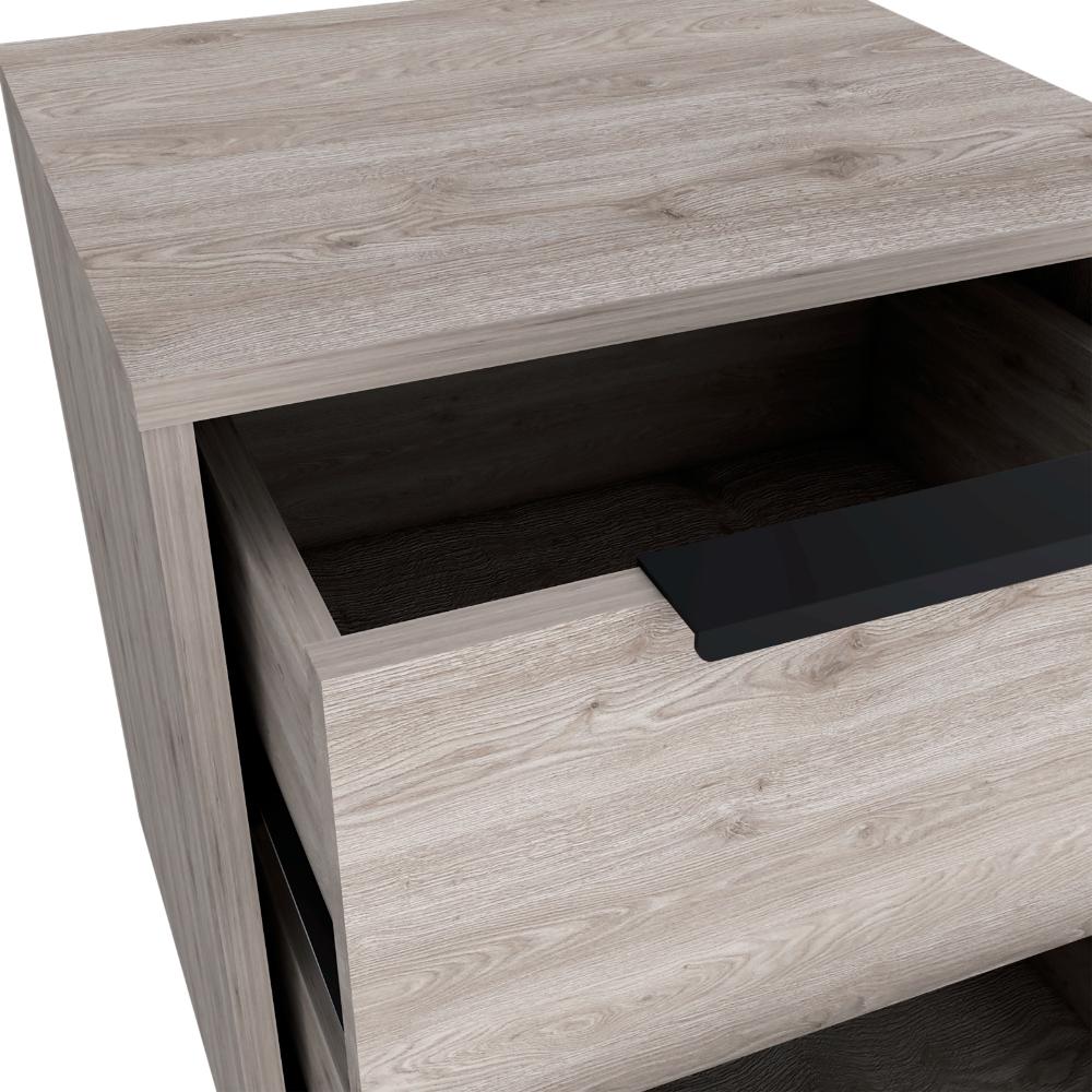 Mesa de Noche Treviso Ceniza