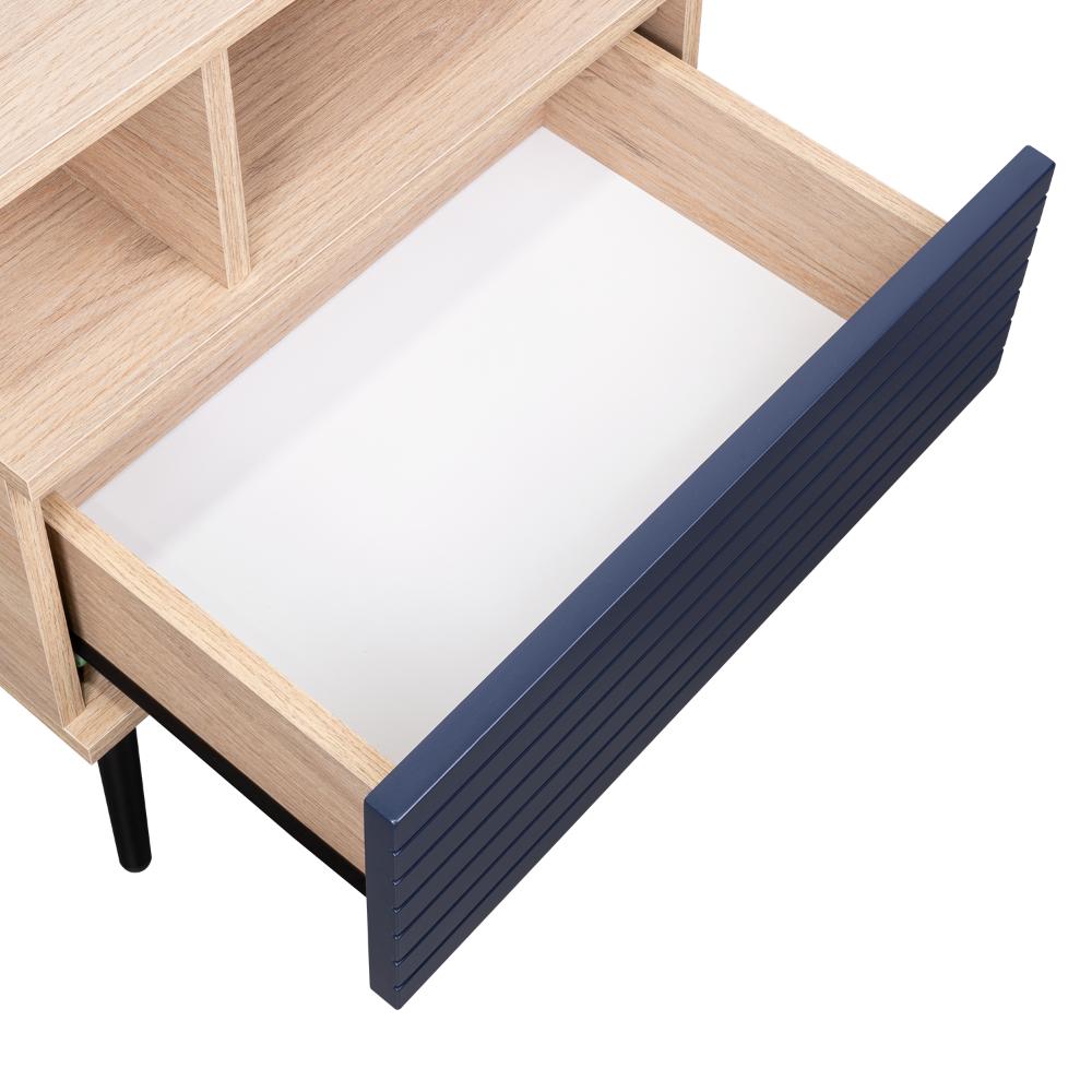 Nochero Nevis 1Cajon  Rovere Azul Navy