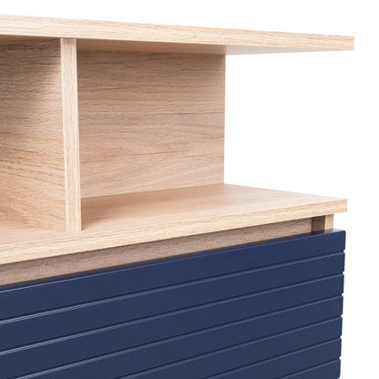 Nochero Nevis 1Cajon  Rovere Azul Navy