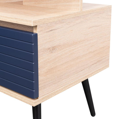 Nochero Nevis 1Cajon  Rovere Azul Navy