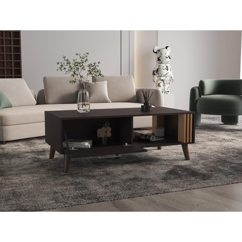 Mesa de Centro Vance Wengue y Fresno Europeo