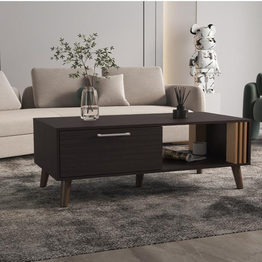 Mesa de Centro Vance Wengue y Fresno Europeo