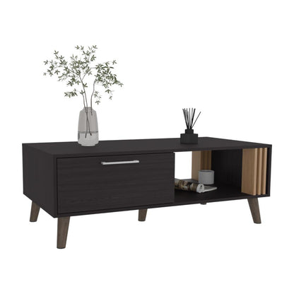 Mesa de Centro Vance Wengue y Fresno Europeo