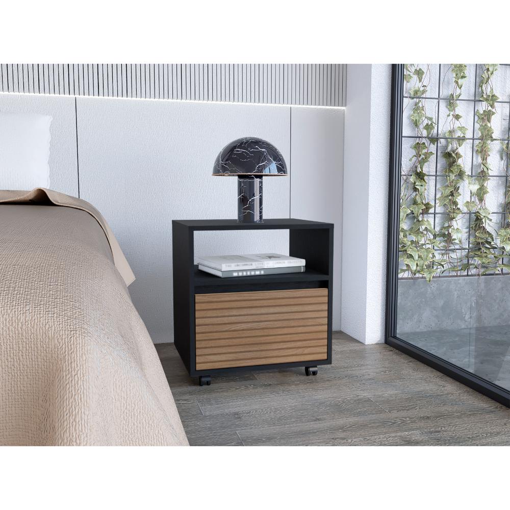 Mesa de noche Donati 1C Wengue Lenno