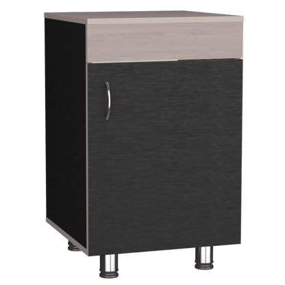 Mueble Lavamanos Coralyn, Wengue y Nacar, con Amplio Espacio de Almacenamiento - VIRTUAL MUEBLES