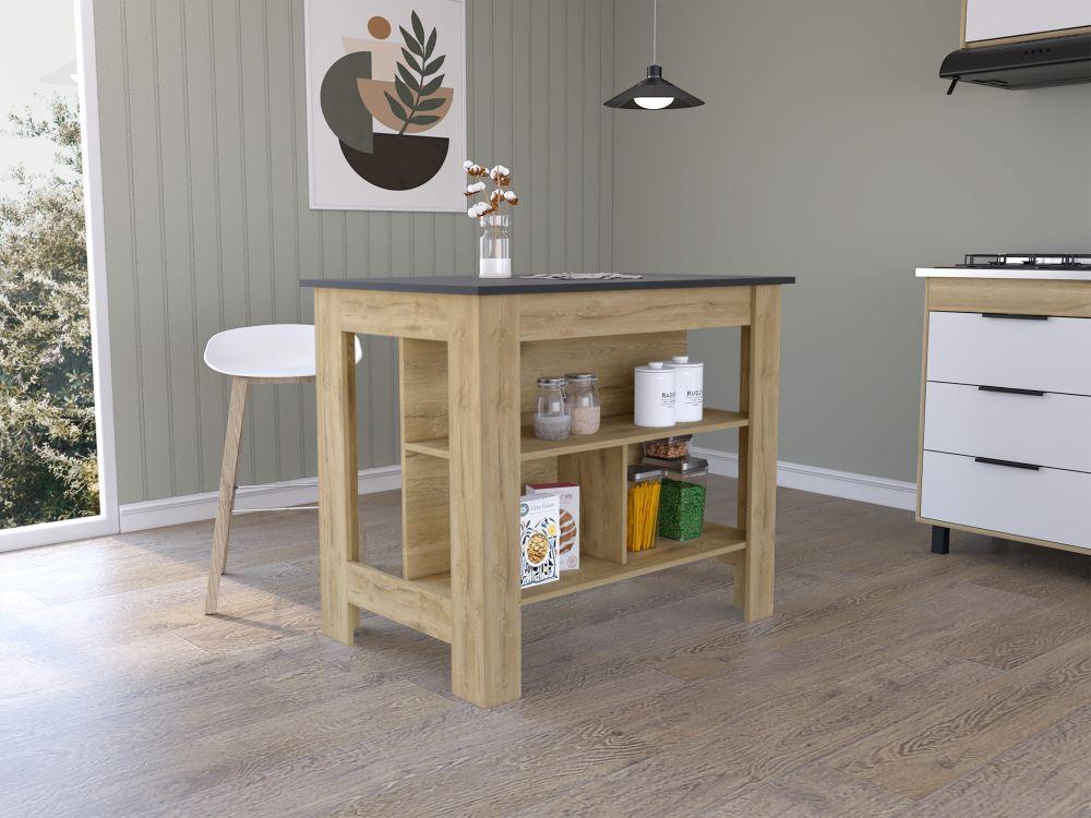Barra de Cocina Ferrani Macadamia y Wengue – Cricket Home