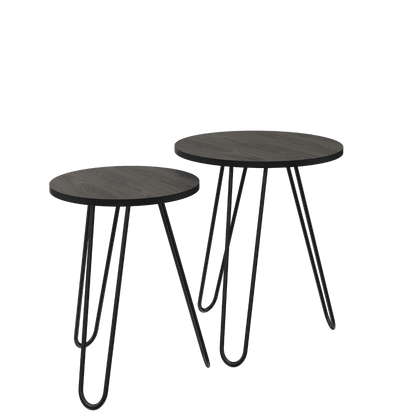 Mesa Auxiliar Zumba color Chocolate para Ambientes.