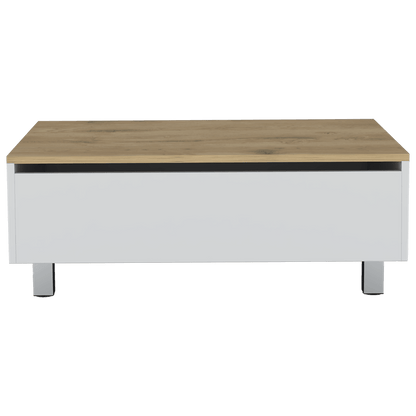 Mesa De Centro Albar Color Wengue para Sala.