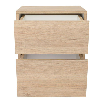 Mesa de Noche Eter Rovere y Blanco