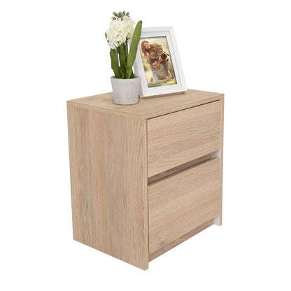 Mesa de Noche Eter Rovere y Blanco