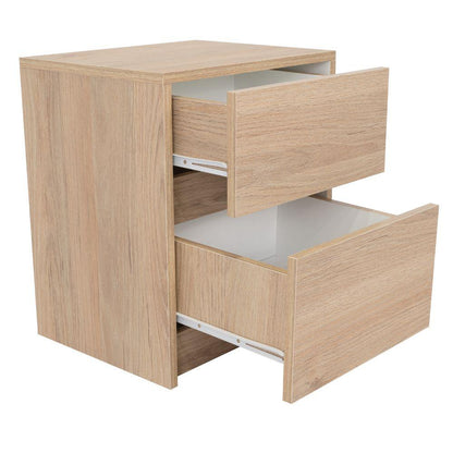 Mesa de Noche Eter Rovere y Blanco
