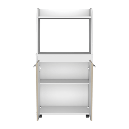 Módulo Microondas Kova color Beige y Blanco Duqueza para Cocina.