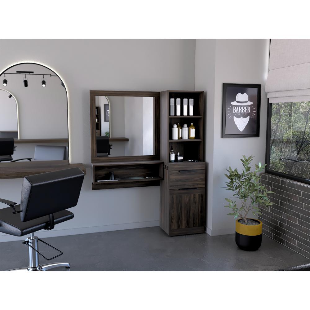 Mueble Tocador o Barberia Montow Nogal