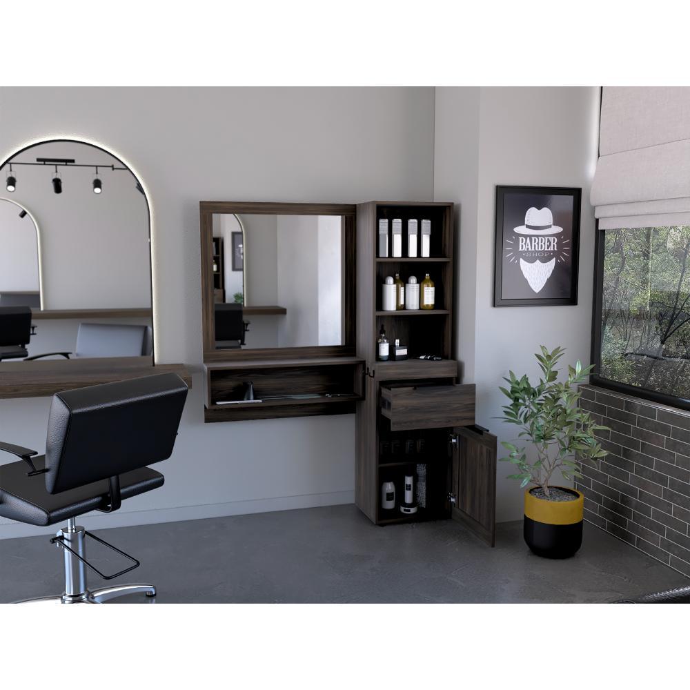 Mueble Tocador o Barberia Montow Nogal