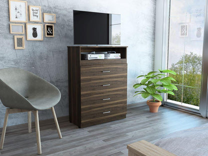 Organizador Barlovento color Caoba para Habitación.