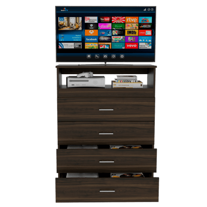 Organizador Barlovento color Caoba para Habitación.