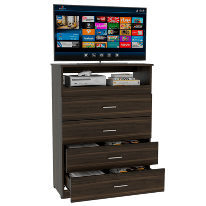 Organizador Barlovento color Caoba para Habitación.