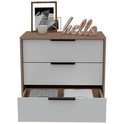 Organizador Wesley color Miel y Blanco para Habitación.