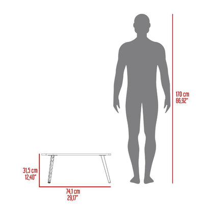 Mesa de centro Baja Narvik  Blanco