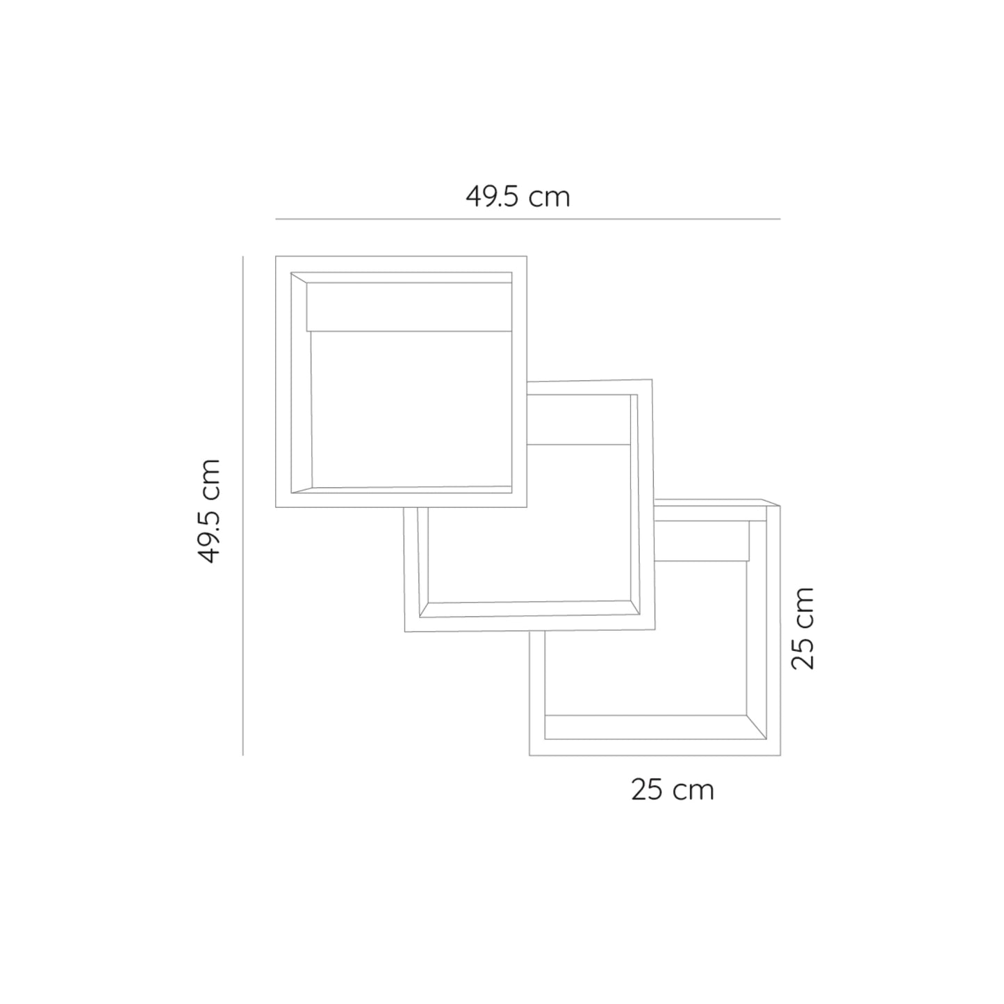 Repisa Ali  X3 Unidades