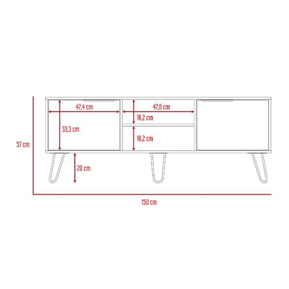 Mesa para Tv Augusta Duna y Wegue hasta 65"