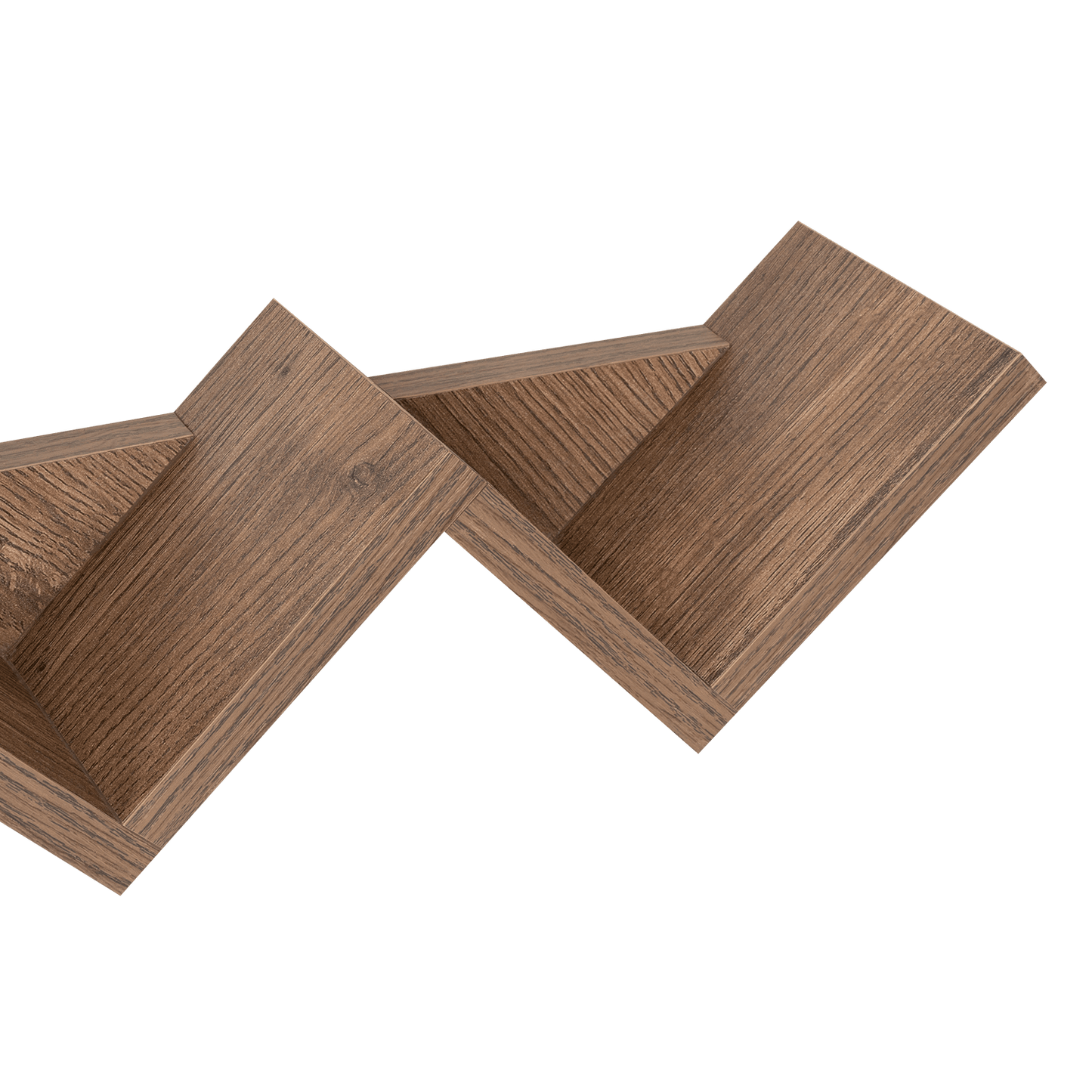 Set de Repisas Dalia, Beige y Chocolate, X 2 Unidades - VIRTUAL MUEBLES
