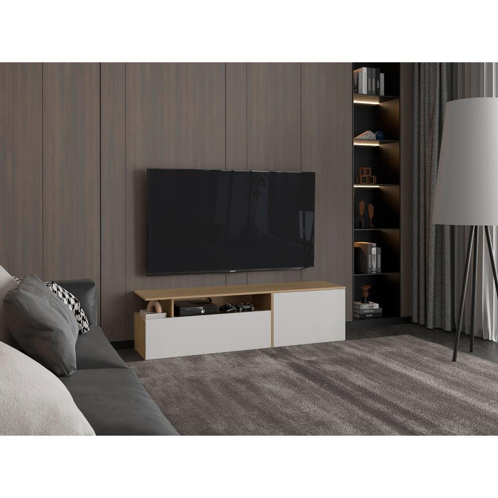 Mesa para TV Selma Fresno Eu y Blanco para TV de 70''