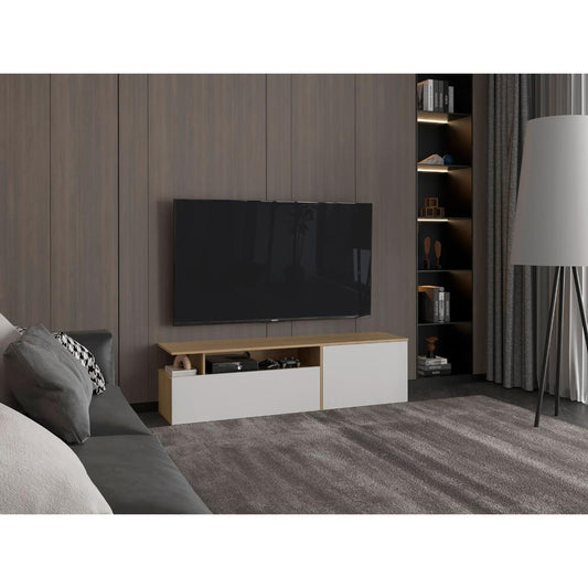 Mesa para TV Selma Fresno Eu y Blanco para TV de 70''