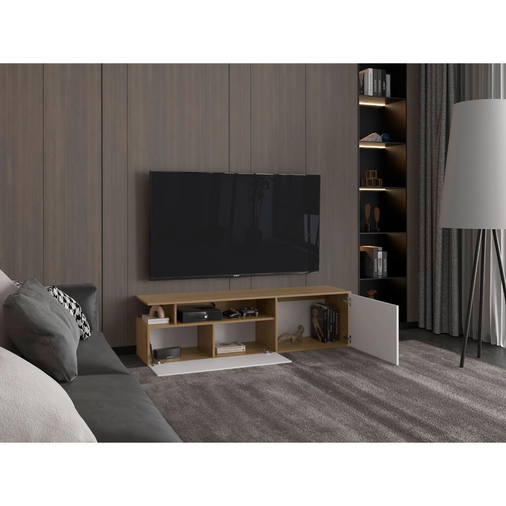 Mesa para TV Selma Fresno Eu y Blanco para TV de 70''