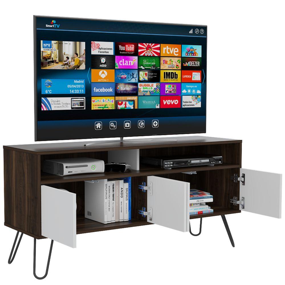 Rack tv para Tv de 55'' Morelli Habano Blanco