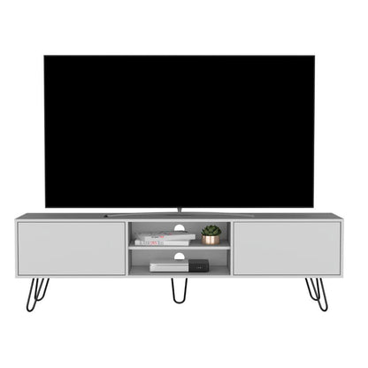 Mesa Para Tv Vasel Blanco Para Televisor de 70" Pulgadas