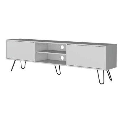 Mesa Para Tv Vasel Blanco Para Televisor de 70" Pulgadas