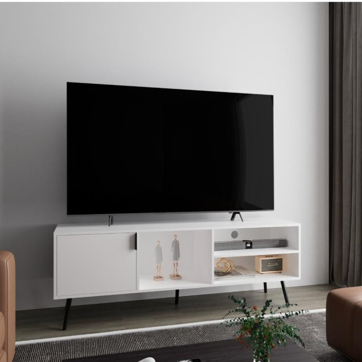 Mesa para TV Vulcan Blanco hasta 70"