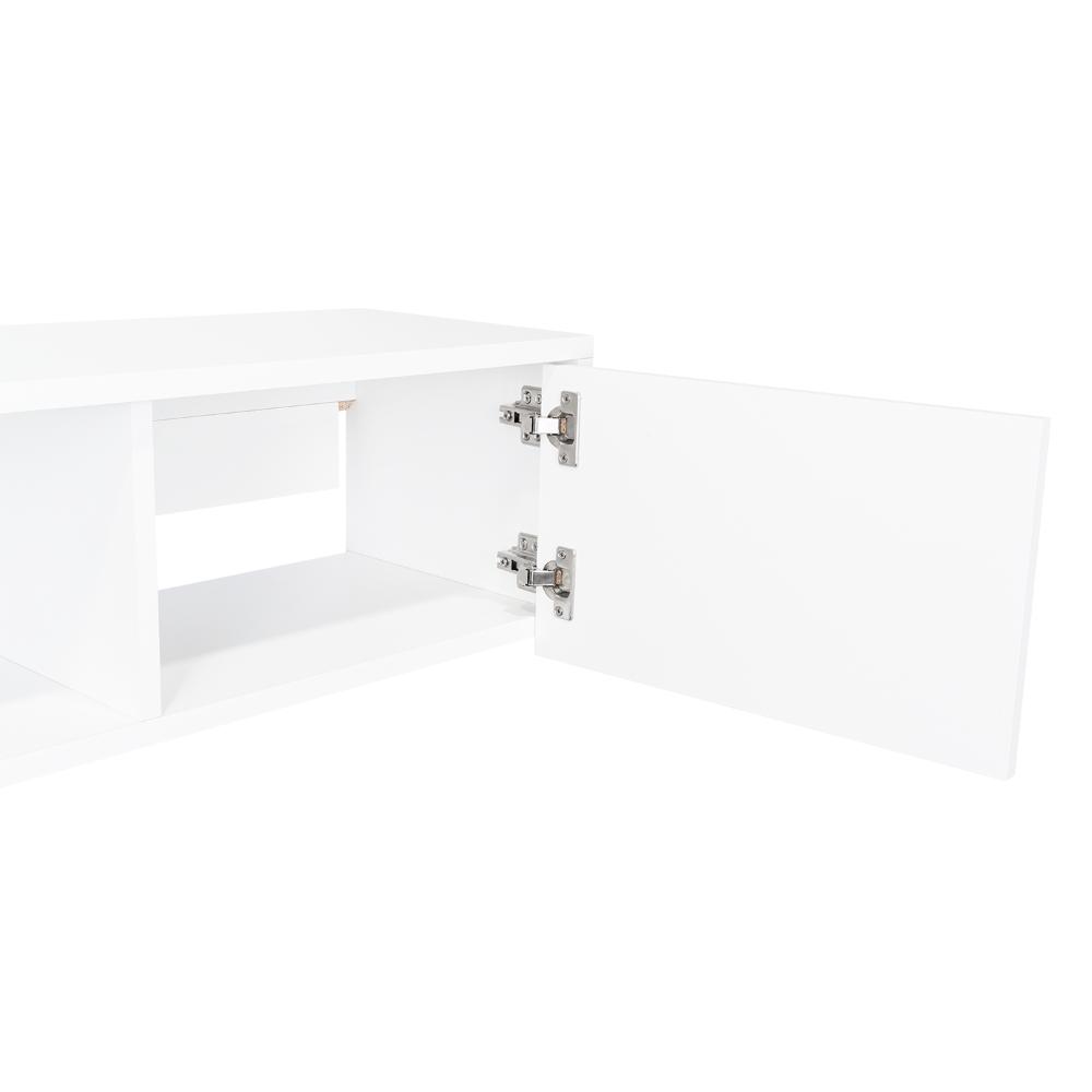 Mesa Para Tv Flotante Glen Blanco