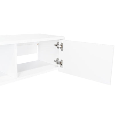 Mesa Para Tv Flotante Glen Blanco