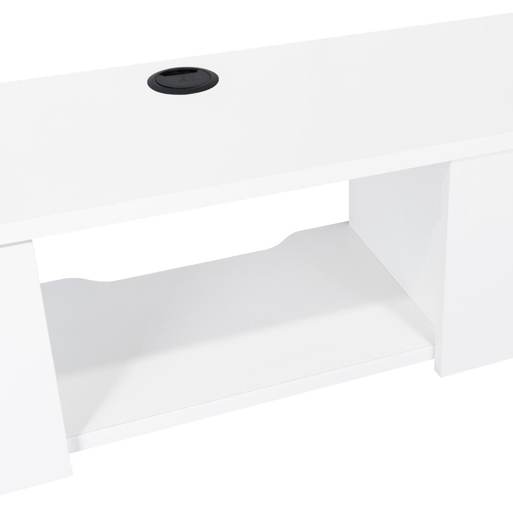 Mesa Para Tv Flotante Glen Blanco