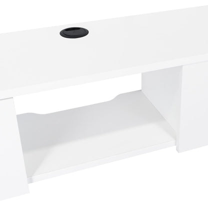 Mesa Para Tv Flotante Glen Blanco