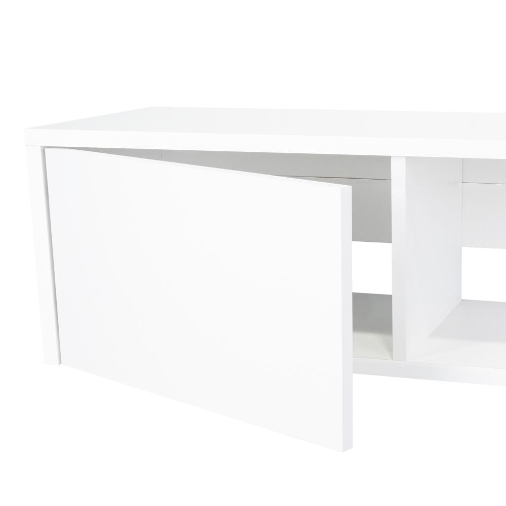 Mesa Para Tv Flotante Glen Blanco