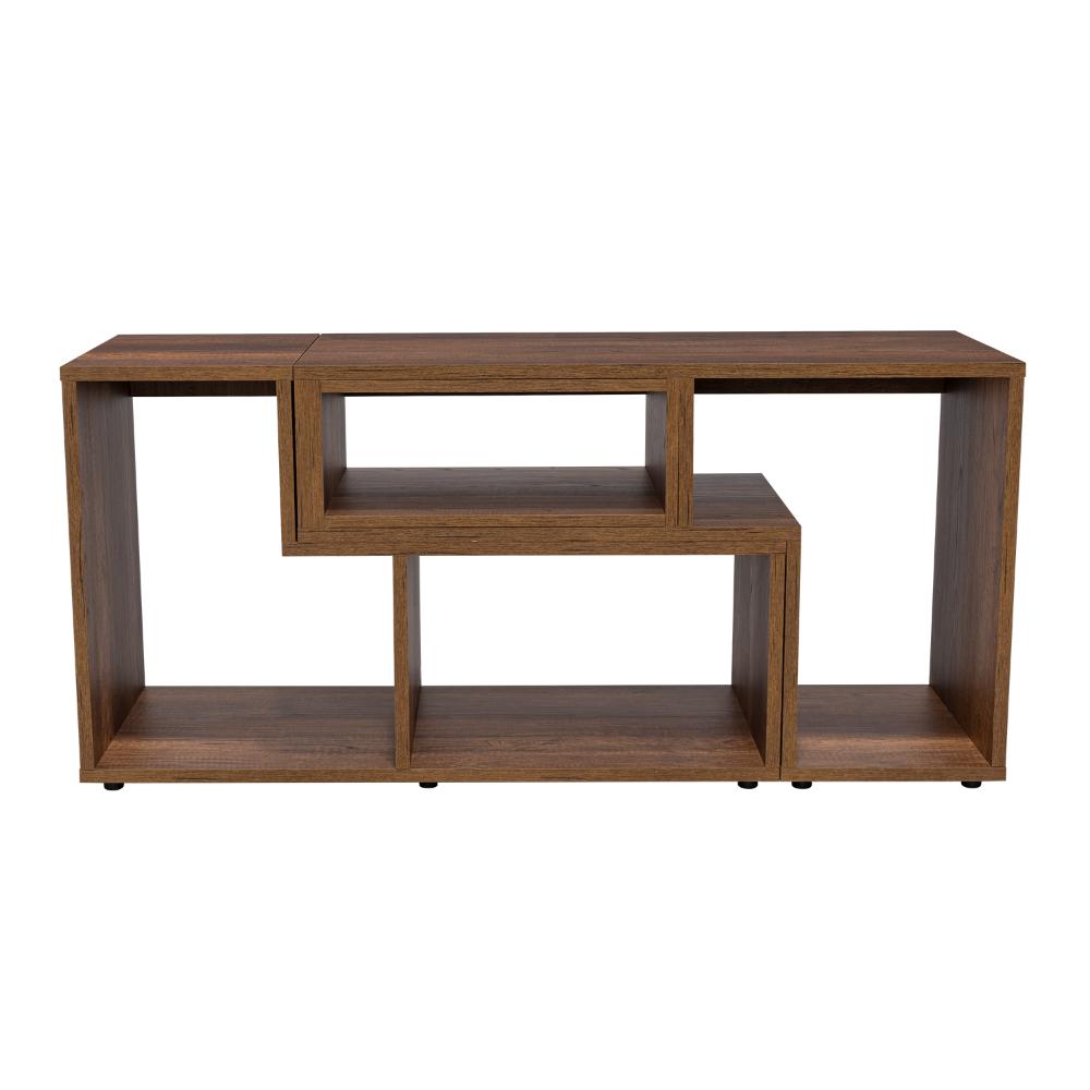 Rack extensible Cassano  Caramelo para Tv de 50"