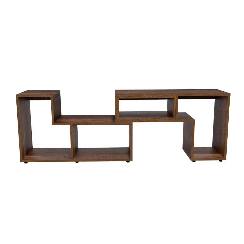 Rack extensible Cassano  Caramelo para Tv de 50"