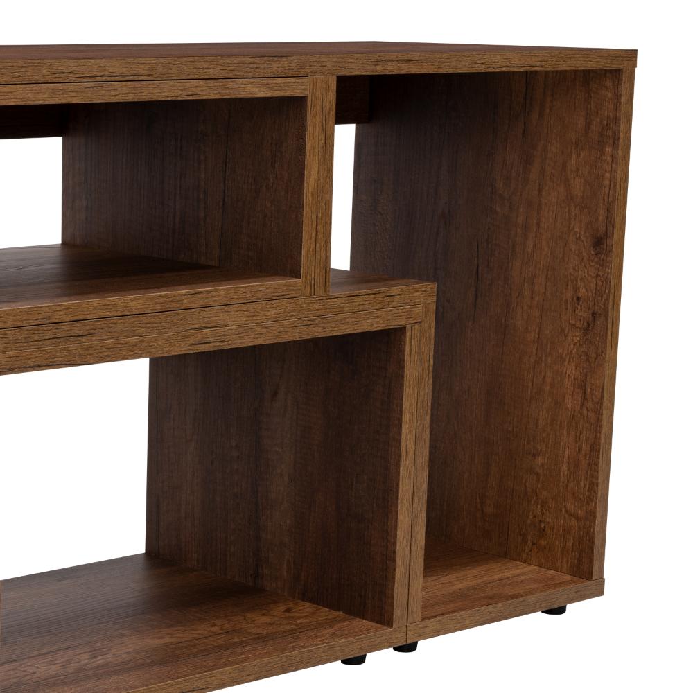 Rack extensible Cassano  Caramelo para Tv de 50"