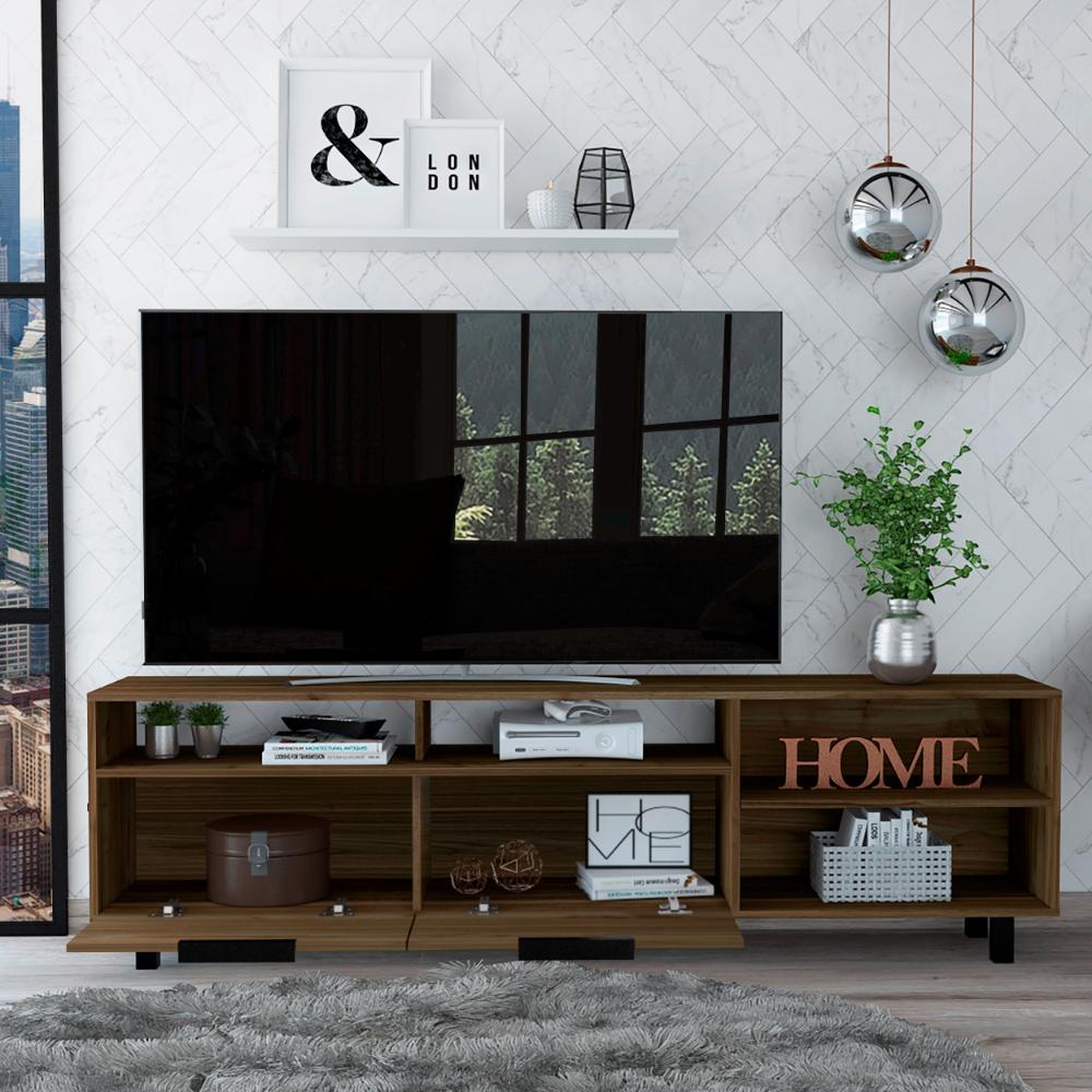 Mesa Para Tv Moravia Castaño para Tv de 50"