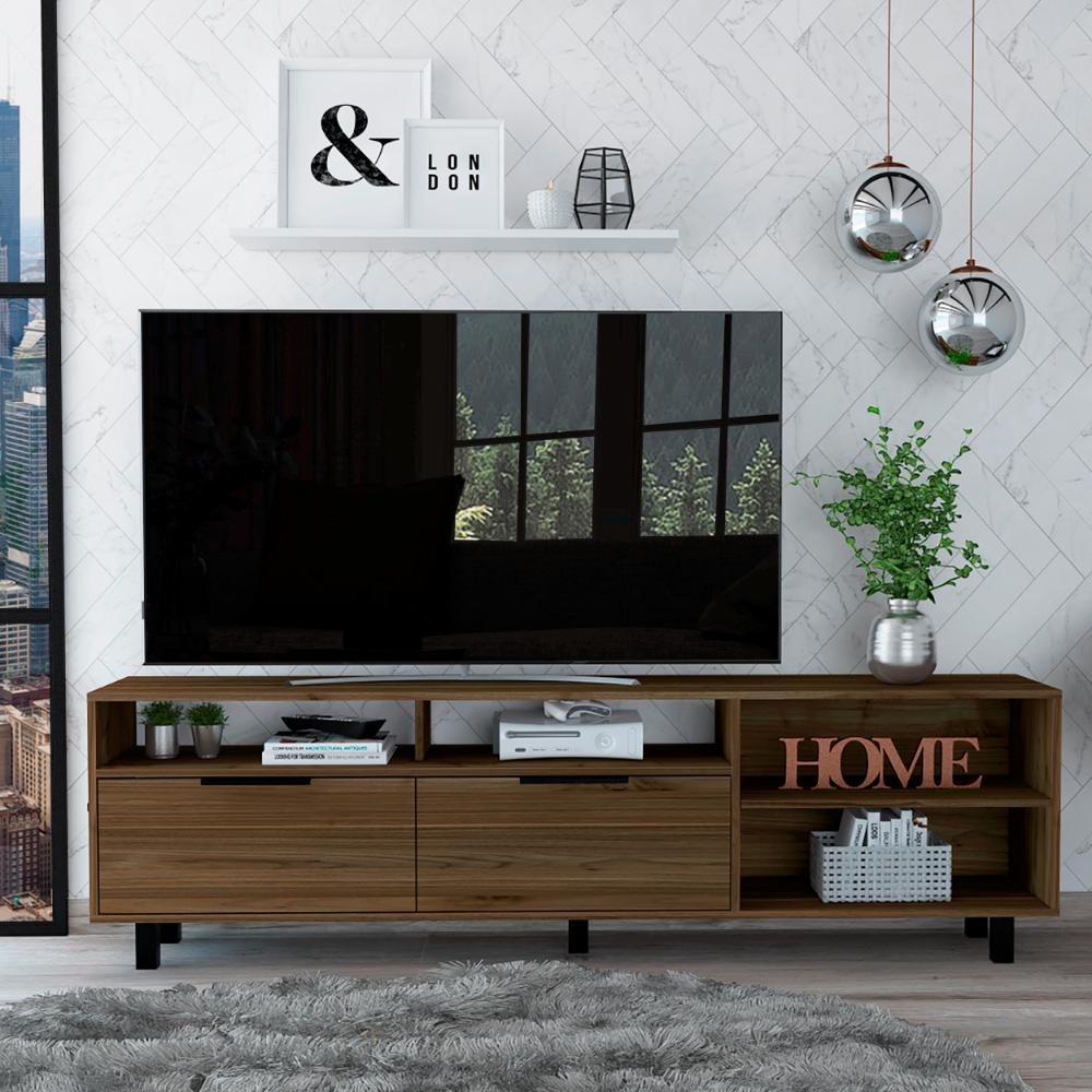 Mesa Para Tv Moravia Castaño para Tv de 50"