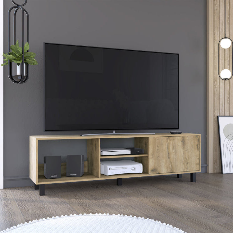 Mesa Para Tv Pirelli, Macadamia, Para Televisor Hasta 70 Pulgadas