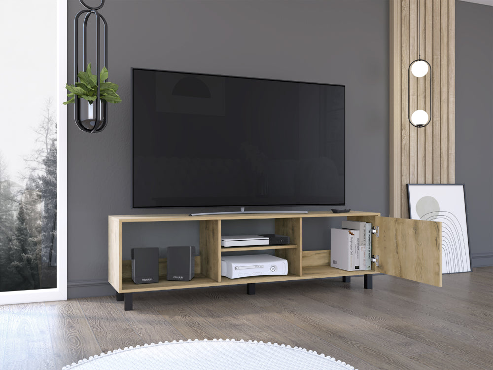 Mesa Para Tv Pirelli, Macadamia, Para Televisor Hasta 70 Pulgadas